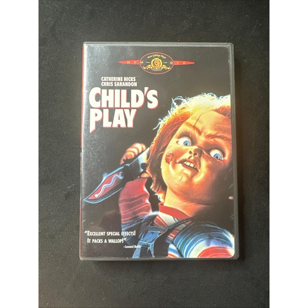 Child's Play DVD Movie 1988 MGM Studios w/Booklet